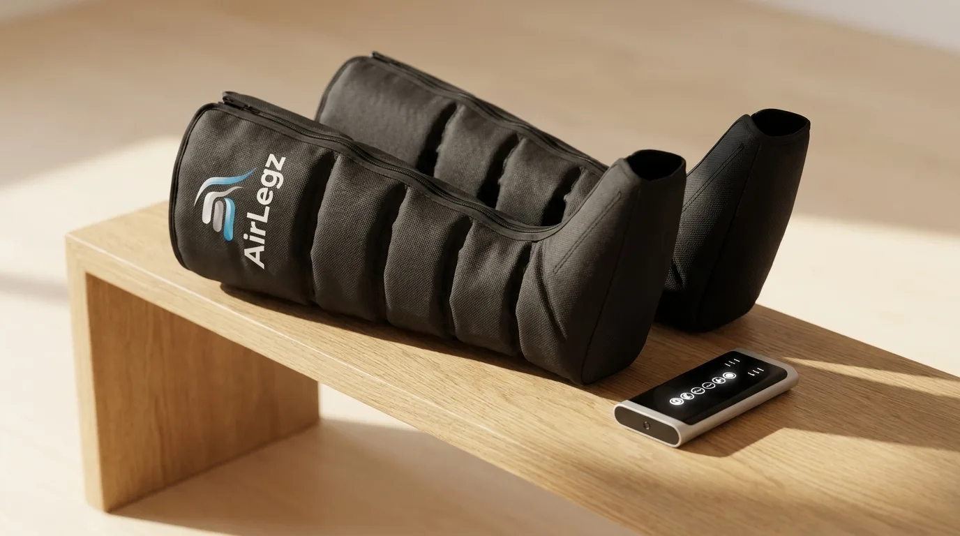 Les six zones de compression, du pied au haut de la cuisse